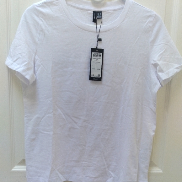 Vero Moda white t-shirt, small, New with tag - Picture 1 of 14
